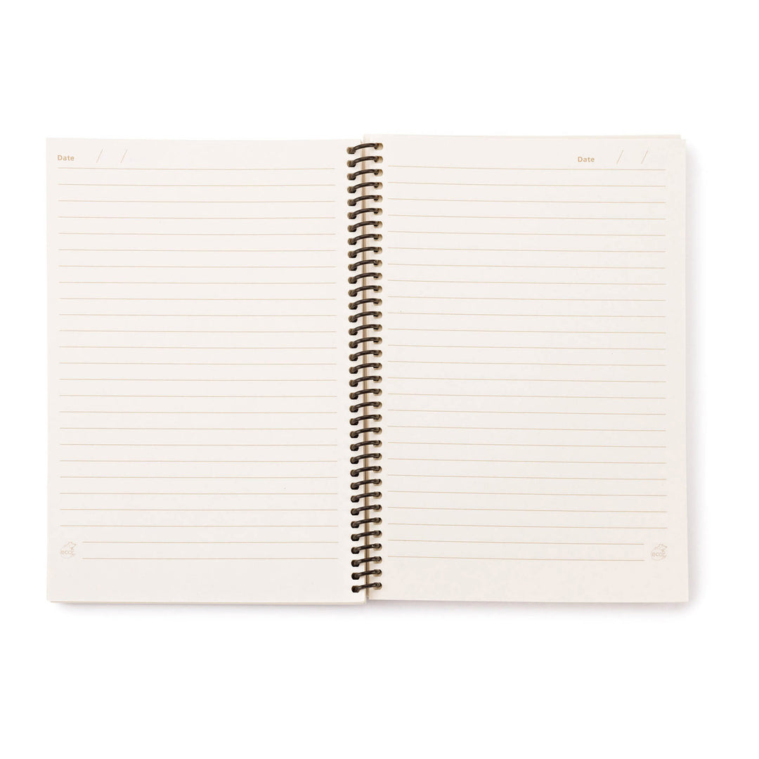 Spiral eco notebook
