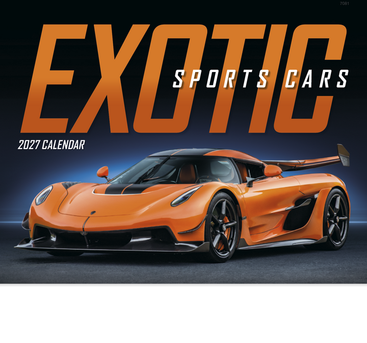 Good Value™ Exotic Sports Cars - Stapled Calendar