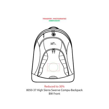 High Sierra Swerve 17" Computer Backpack