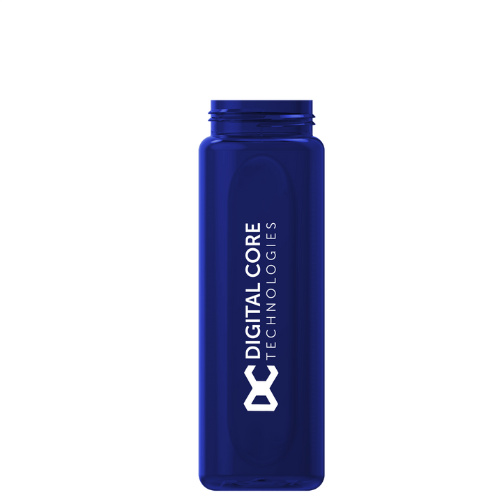 Garyline® Boss Embossed RPET Bottle with Flip-Straw, Swivel Handle Lid - 26 oz.