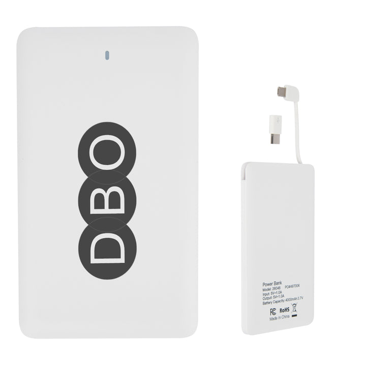 4000 MAH 3-In-1 Power Bank