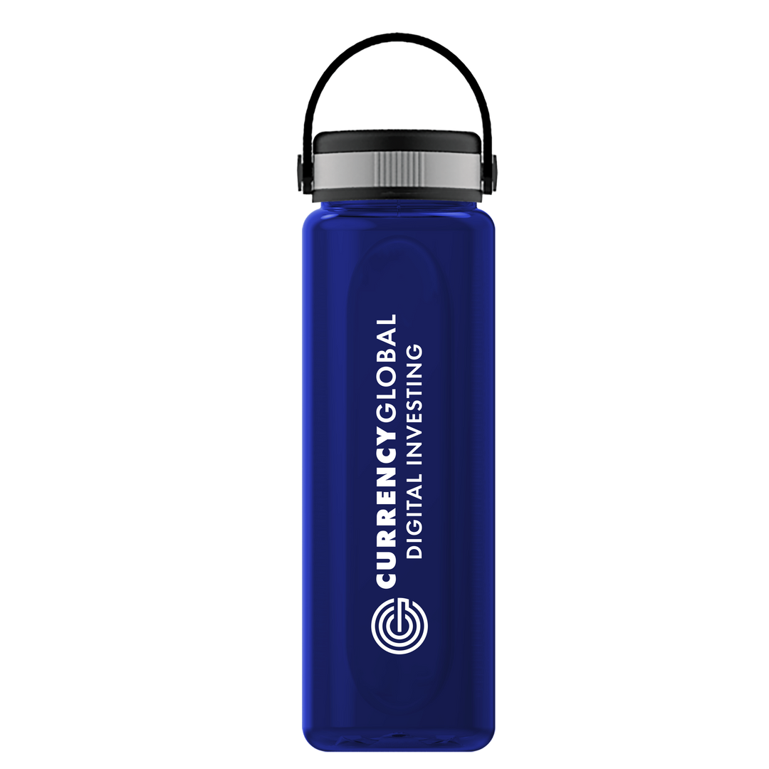 Boss Embossed RPET Bottle with Grip Lid - 26 oz.