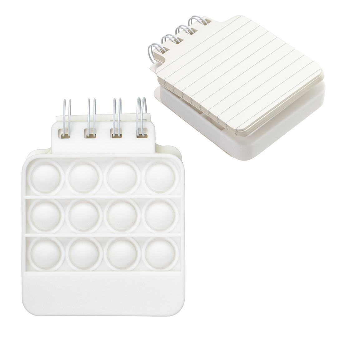 Square Spiral Notebook Push Pop