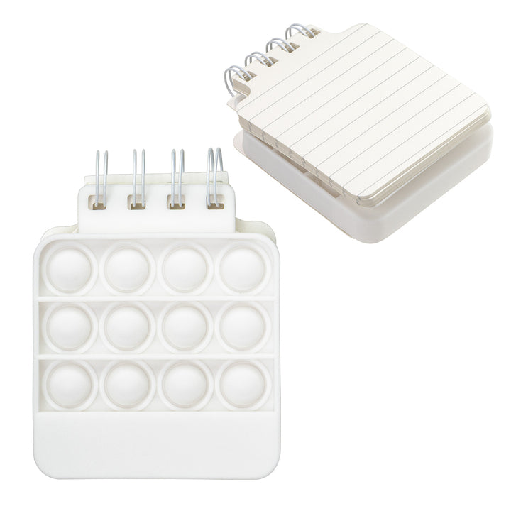 Square Spiral Notebook Push Pop