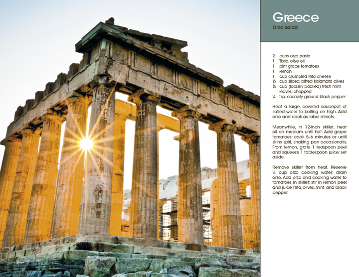 Triumph® Calendars World Scenes with Recipe Calendar