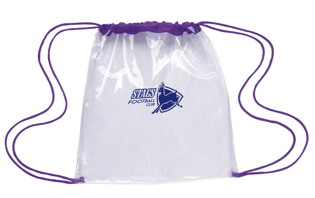 Good Value™ Clear Game Drawstring Backpack