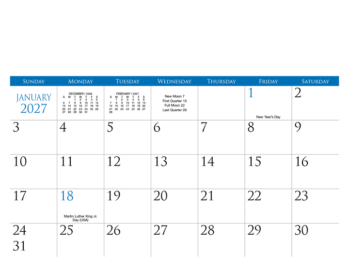 Triumph® Calendars Small Quantity Custom - Spiral Calendar