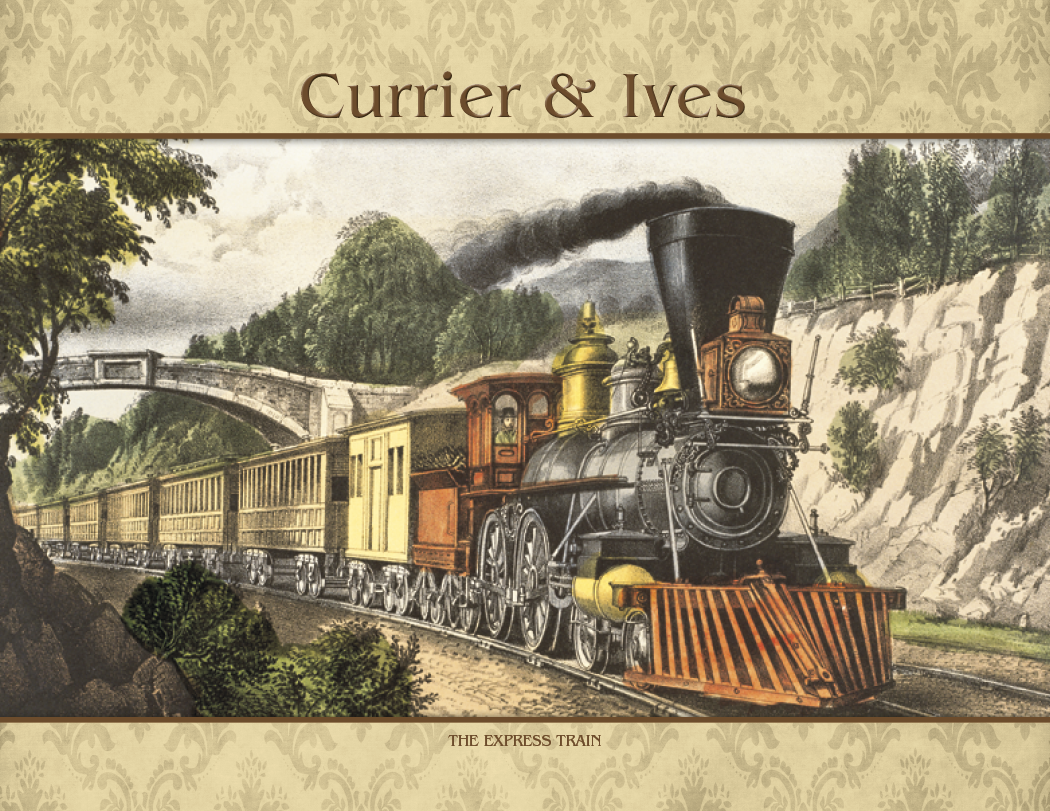Good Value™ Currier & Ives - Stapled Calendar