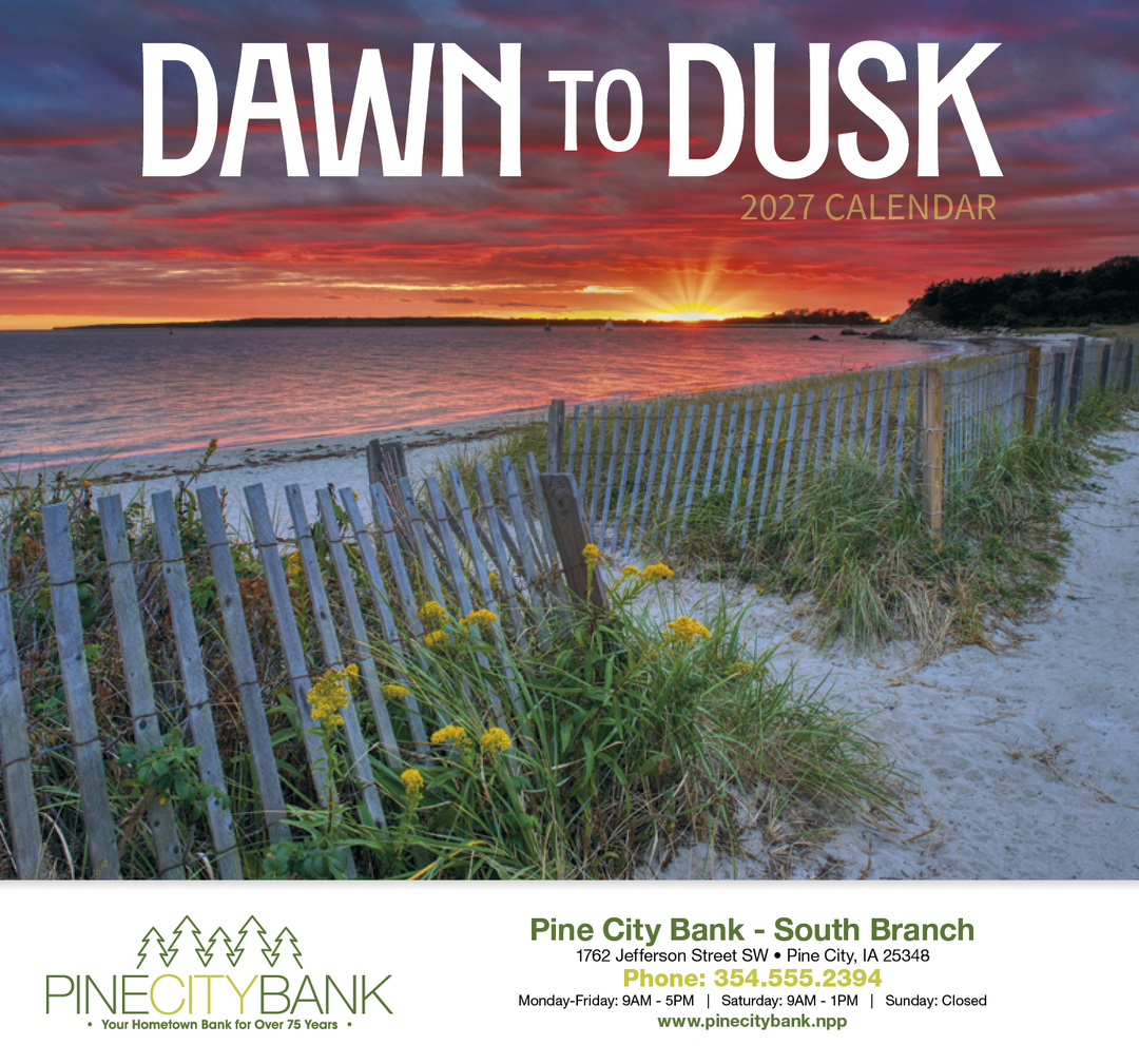 HotLine® Products Dawn to Dusk Appointment Calendar - Stapled