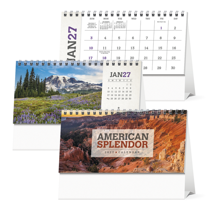 Triumph® Calendars American Splendor Desk Calendar
