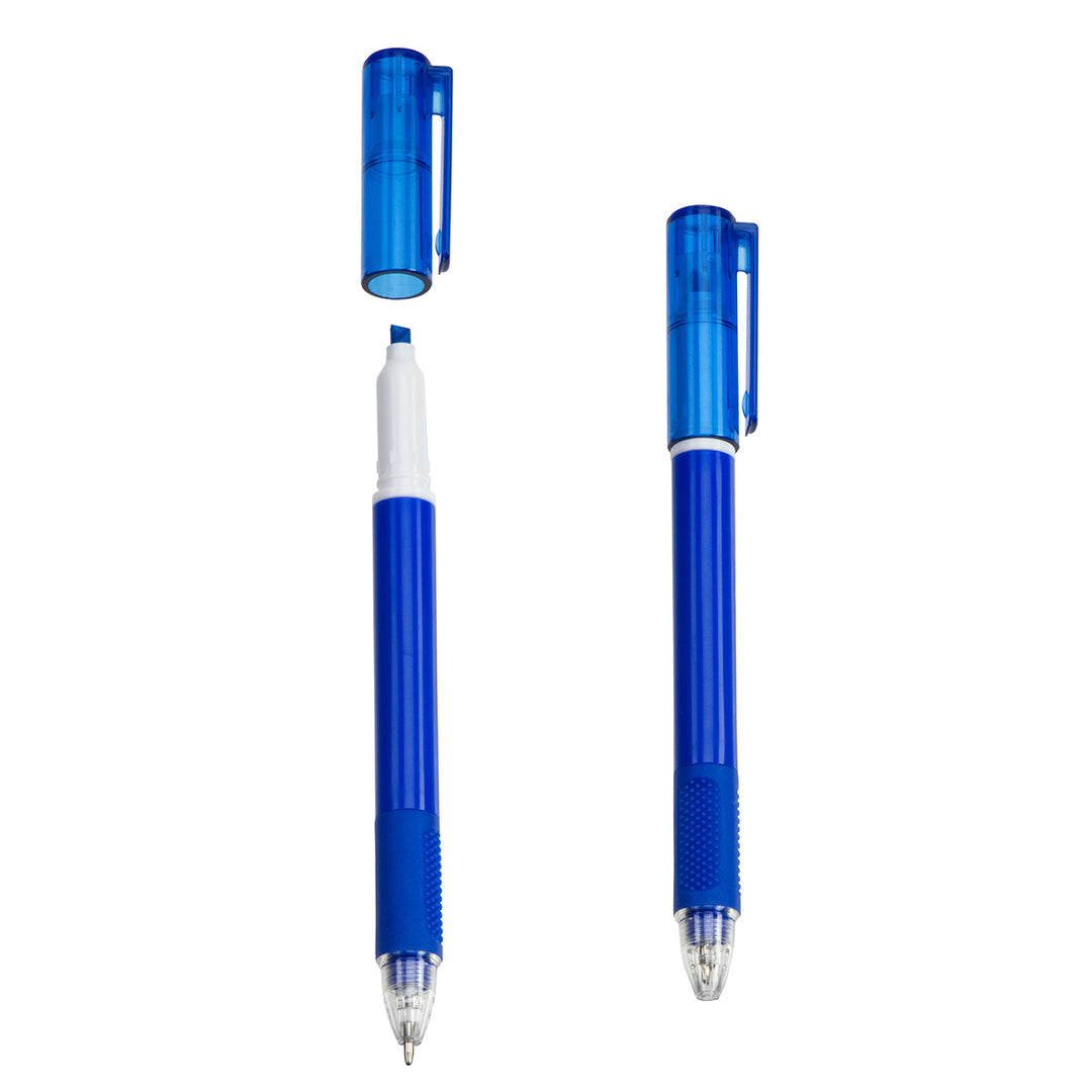 Skywriter Combo Recycled Plastic Ball Pen & Highlighter