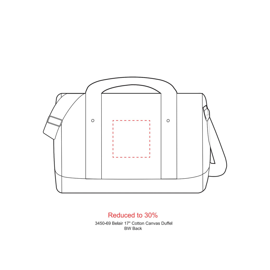 Belair 17" Cotton Canvas Duffel