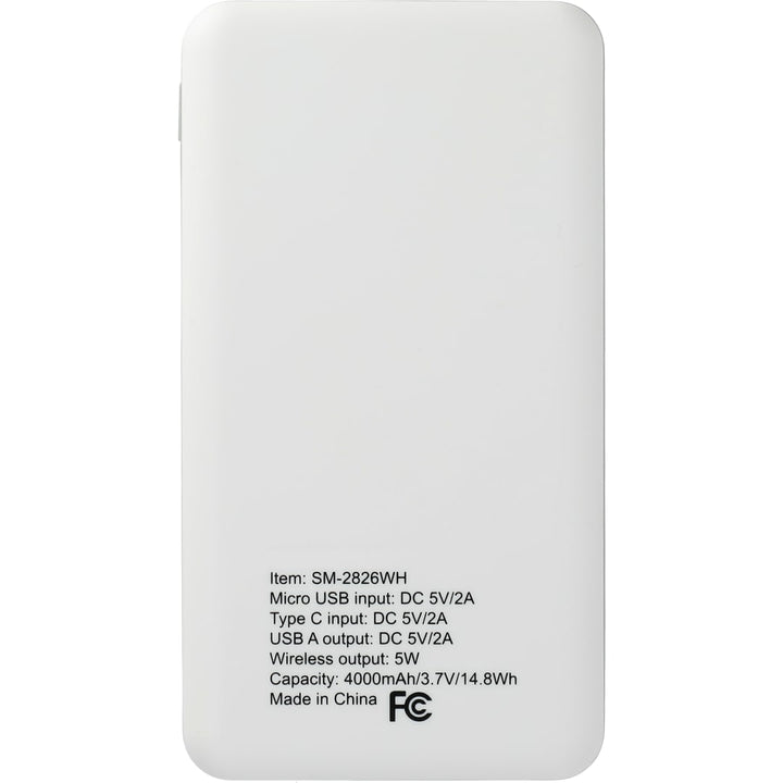 Axial 4000 mAh Wireless Power Bank