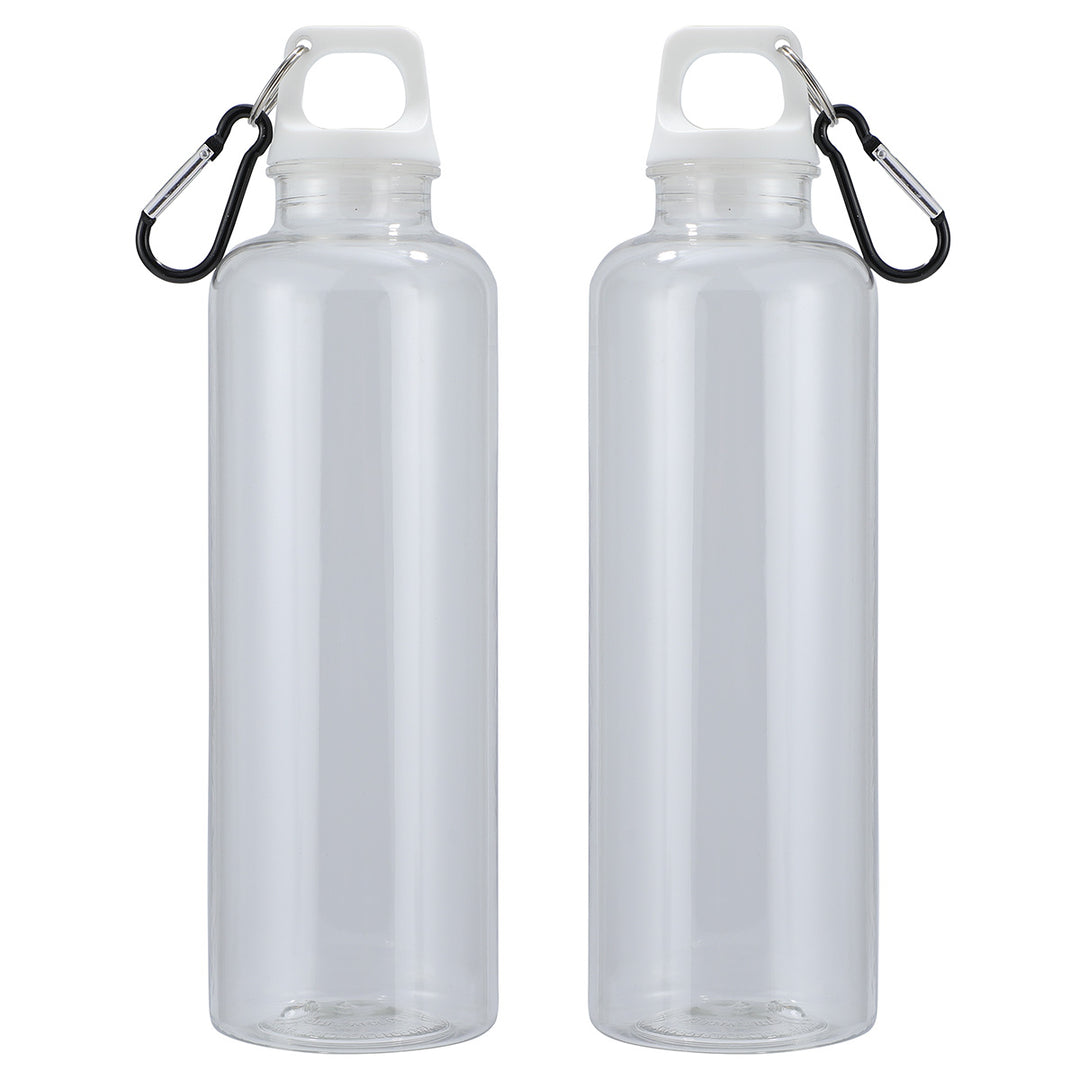 Aloha 25 oz RPET Reusable Translucent Bottle w/ Carabiner