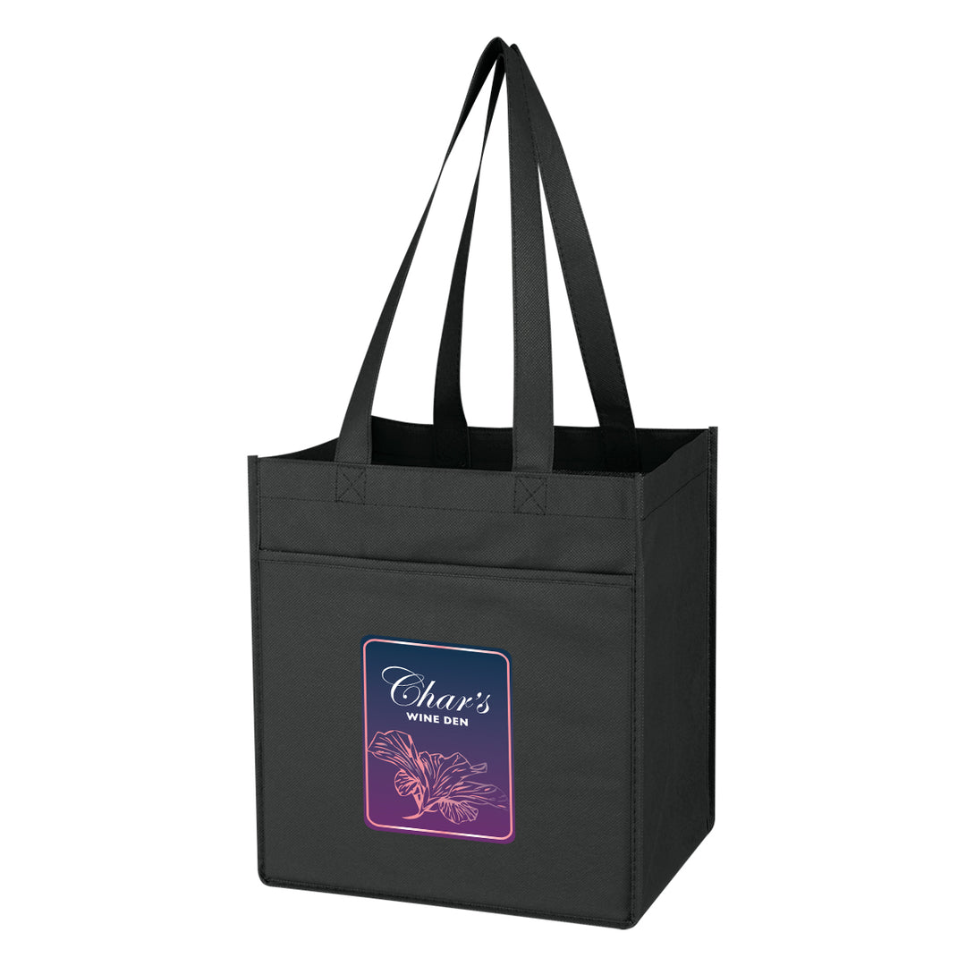 Non-Woven 6 Bottle Wine Tote Bag