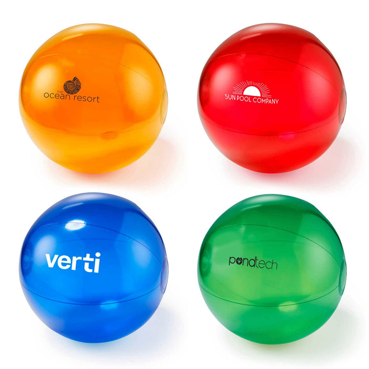 16" Transparent Beach Ball