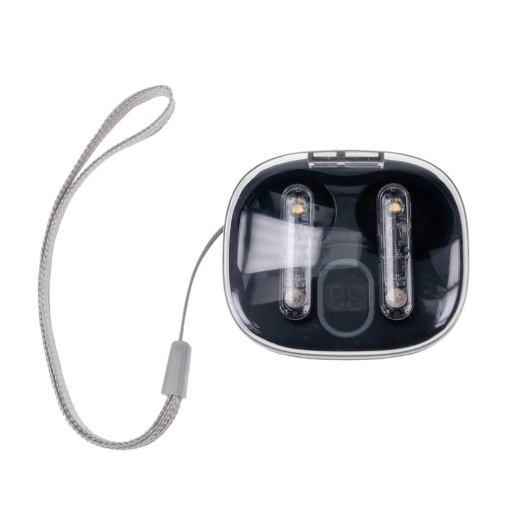 Light Up Display Lanyard Bluetooth Earbuds