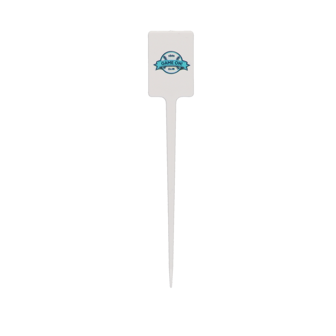 Plastic Food Pick 5.000" Upright Rectangle (Color) Digital Print