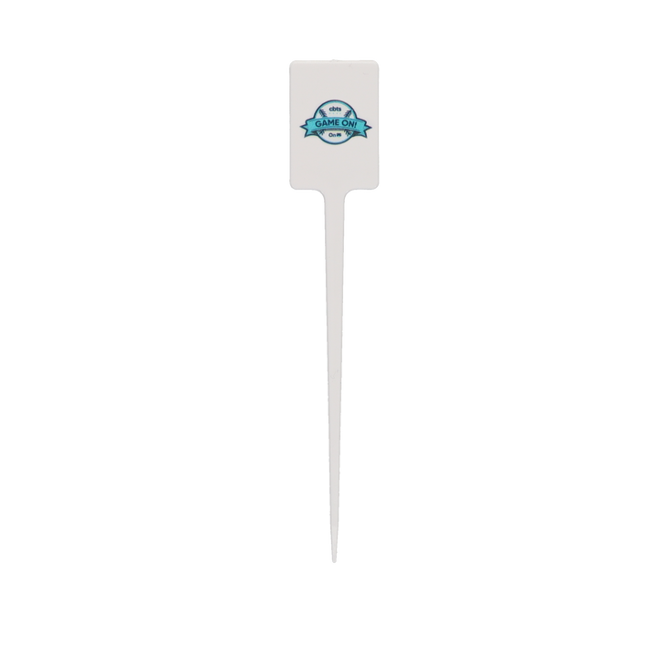 Plastic Food Pick 5.000" Upright Rectangle (Color) Digital Print