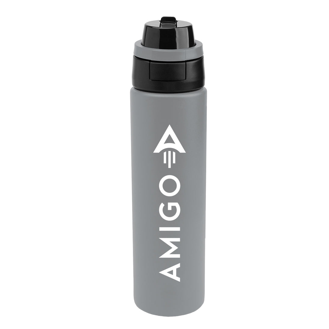 24 Oz. Pop Sip & Chug Recycled Stainless Steel Bottle