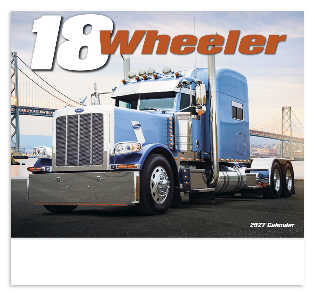 HotLine® Products 18-Wheeler Wall Appointment Calendar - Stapled