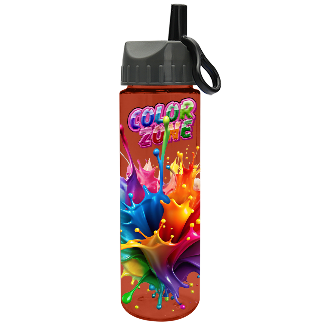 Freedom Tritan® Bottle with Ring-Straw Lid - 28 oz.