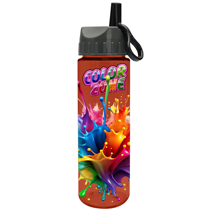 Freedom Tritan® Bottle with Ring-Straw Lid - 28 oz.