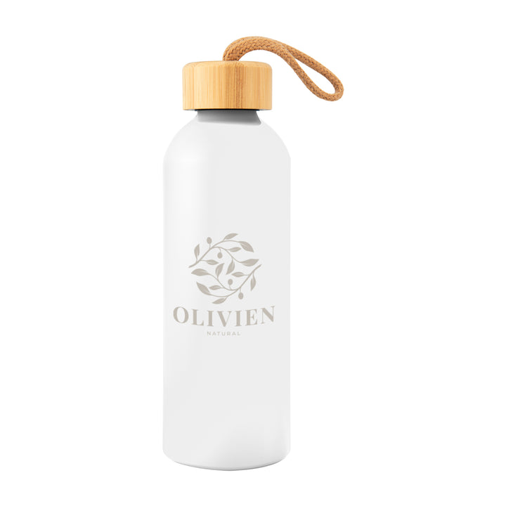 25 Oz. Blaire Recycled Aluminum Bottle With Bamboo Lid