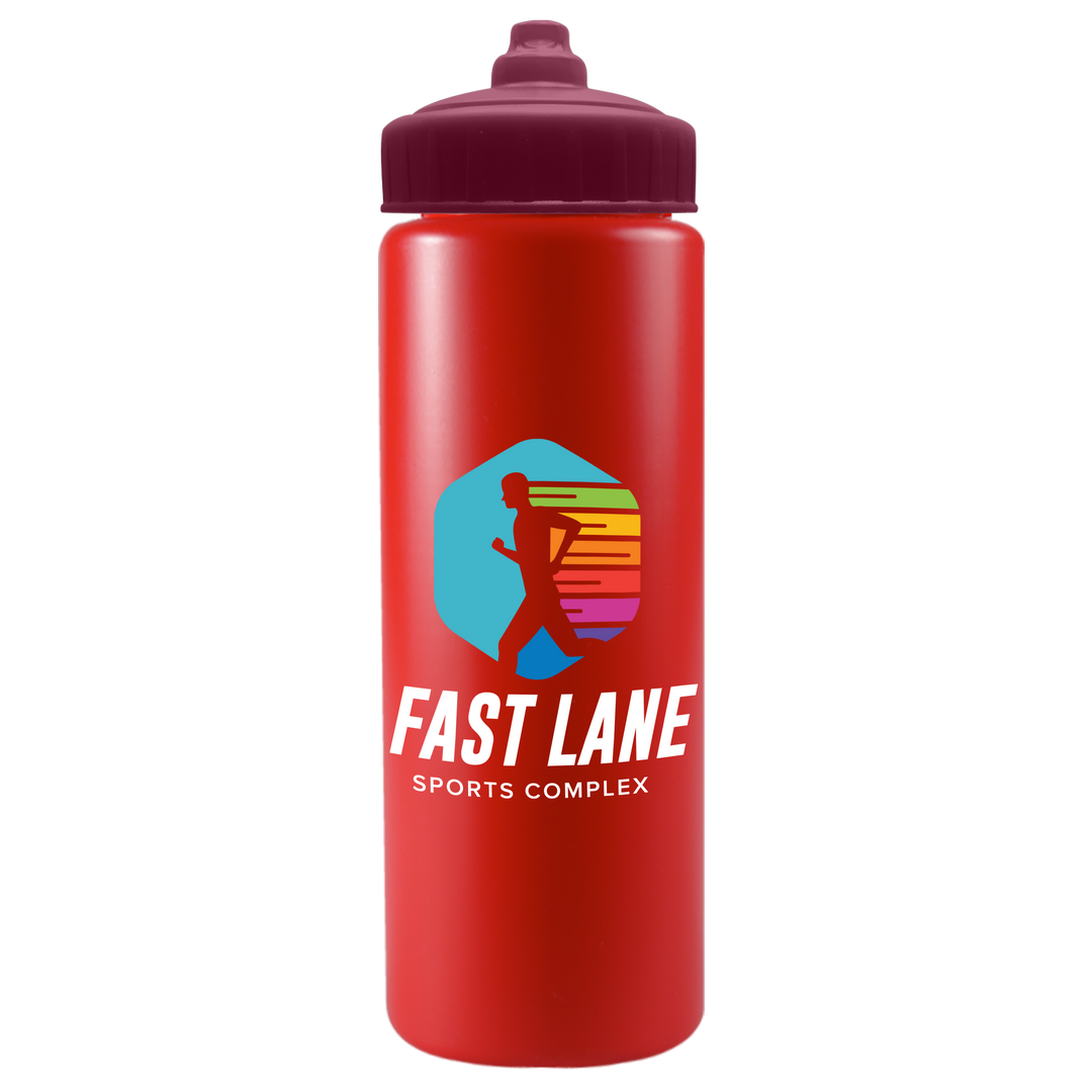 Quart Sport Bottle with Valve Lid - 32 oz.