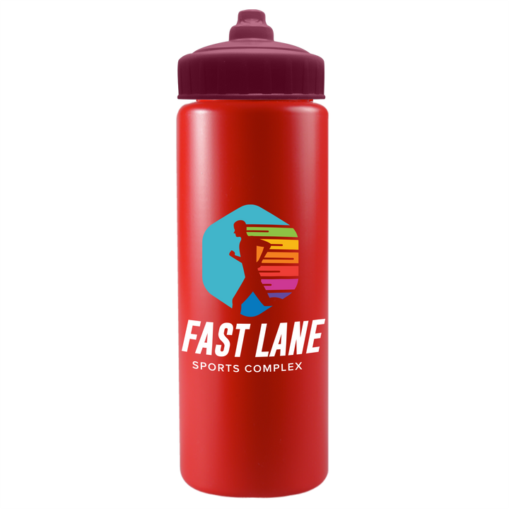 Quart Sport Bottle with Valve Lid - 32 oz.