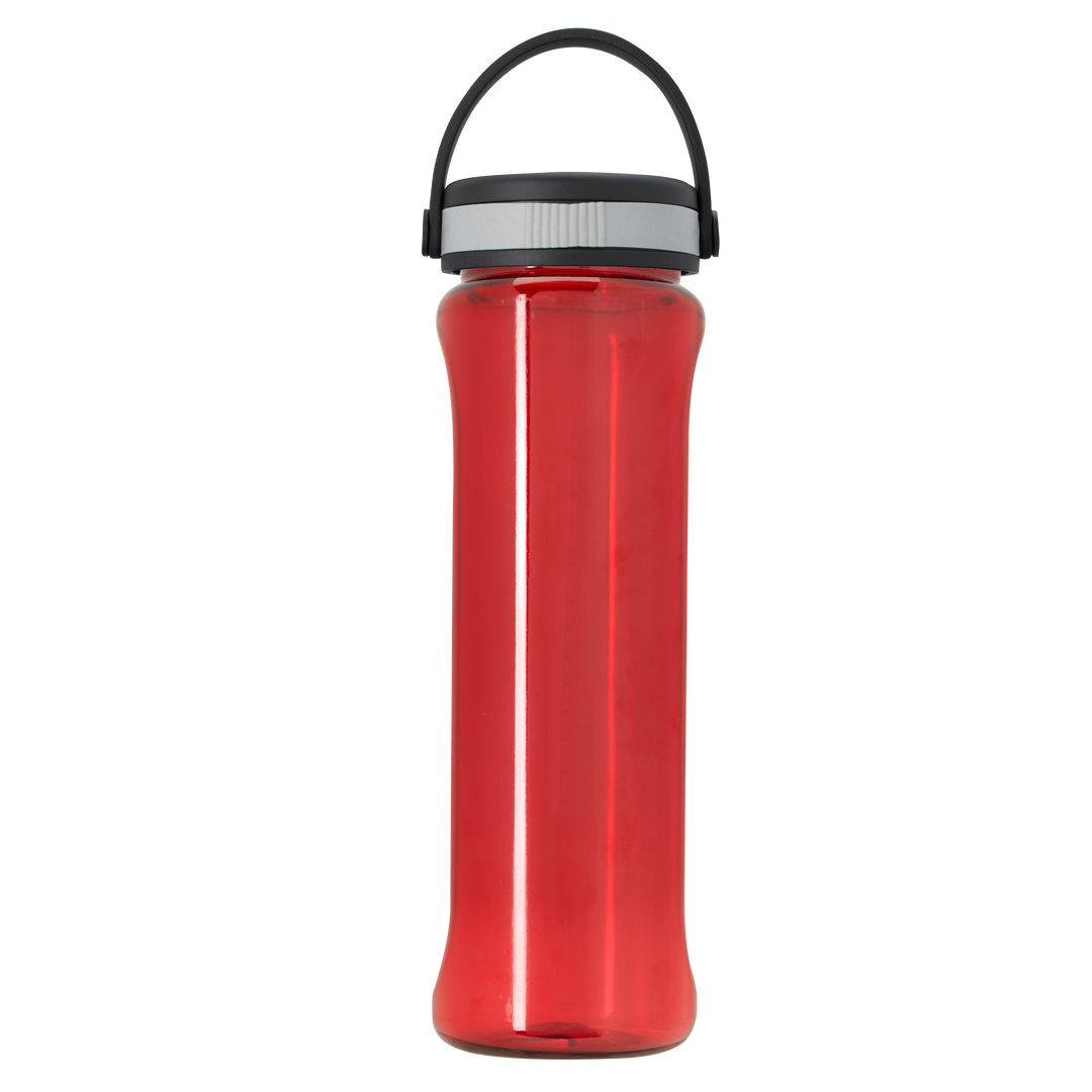 Boss Embossed RPET Bottle with Grip Lid - 26 oz.