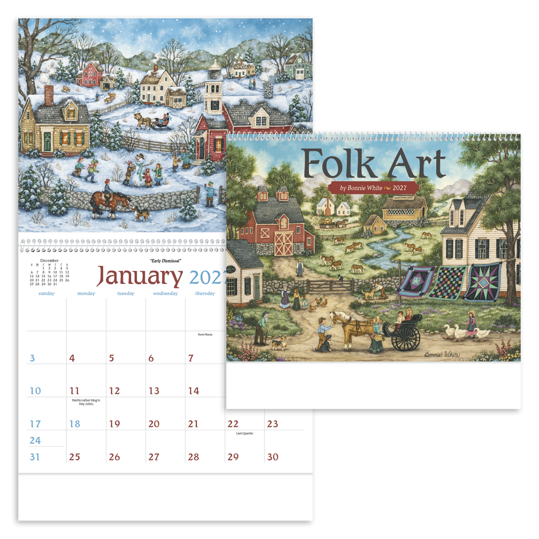 Triumph® Calendars Folk Art Calendar