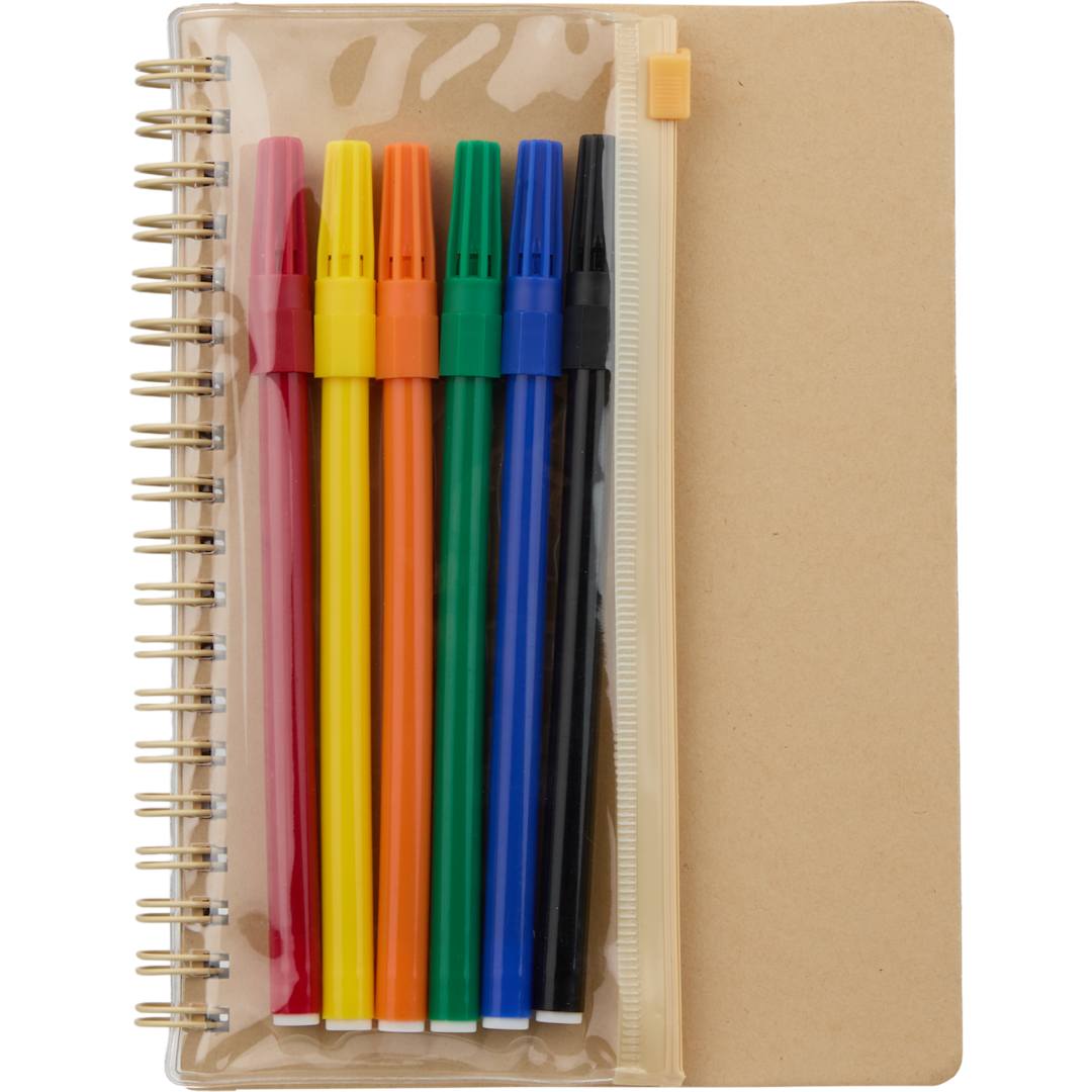 5" x 7"  FSC® Mix Doodle Notebook with Markers?