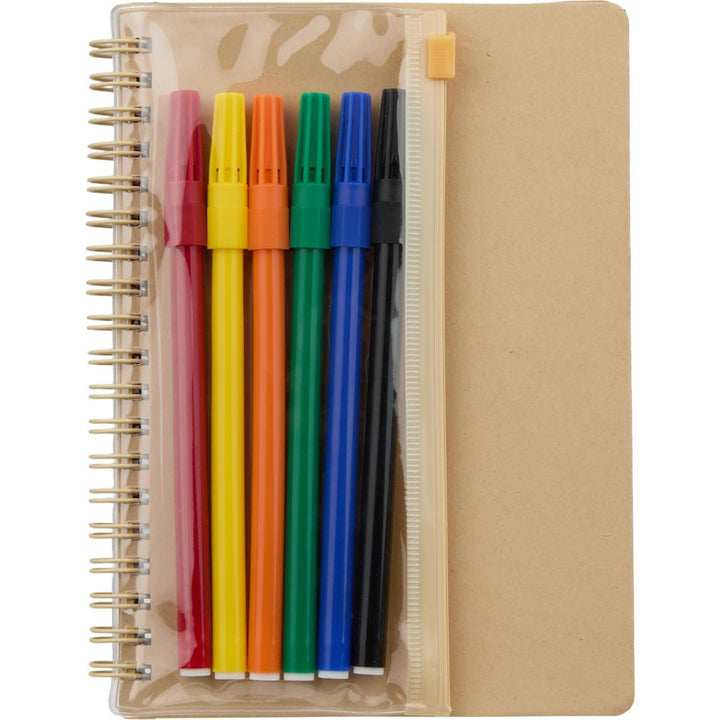 5" x 7"  FSC® Mix Doodle Notebook with Markers?