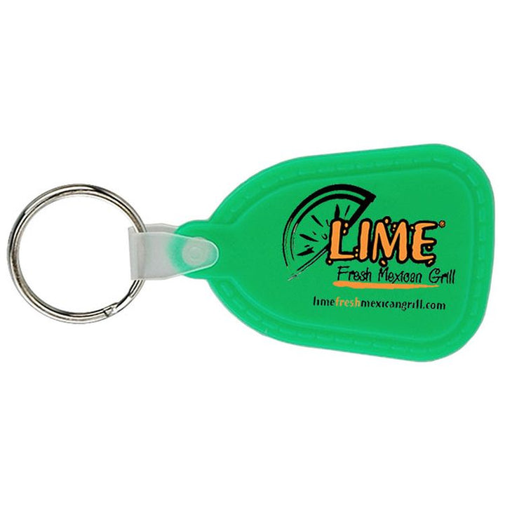 Soft Squeezable Key Tag (Teardrop)