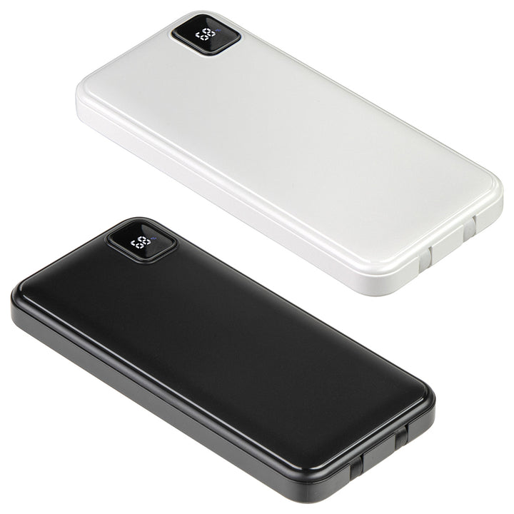 Marquis 10000mAh 20W PD Power Bank with Built-In Cables