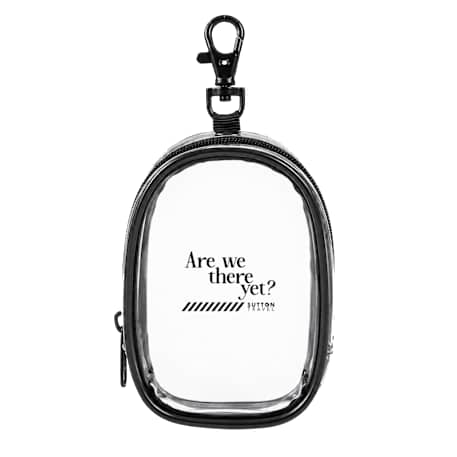 Round Clear Bag Charm