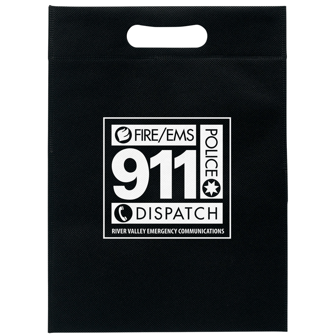 10W x 14H - Non-Woven Die Cut Bag - Screen Print