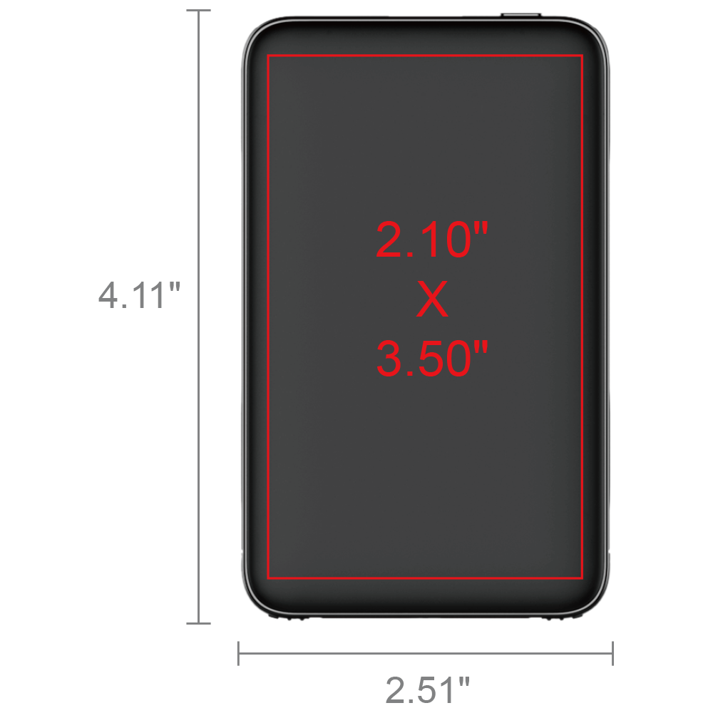 Hermosa 2.1A Output 5000mAh Card Shape Power Bank