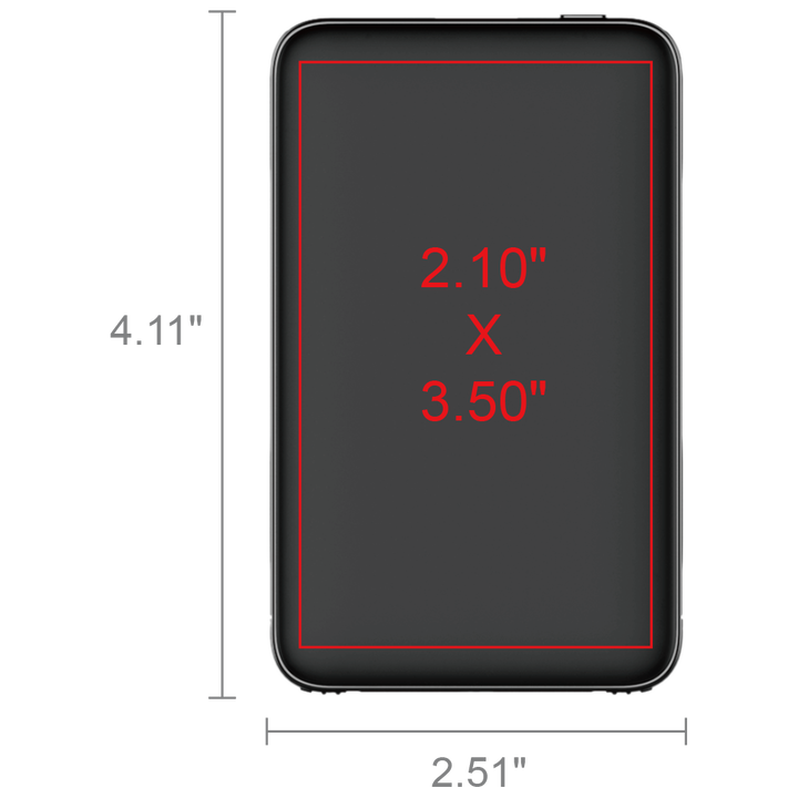 Hermosa 2.1A Output 5000mAh Card Shape Power Bank