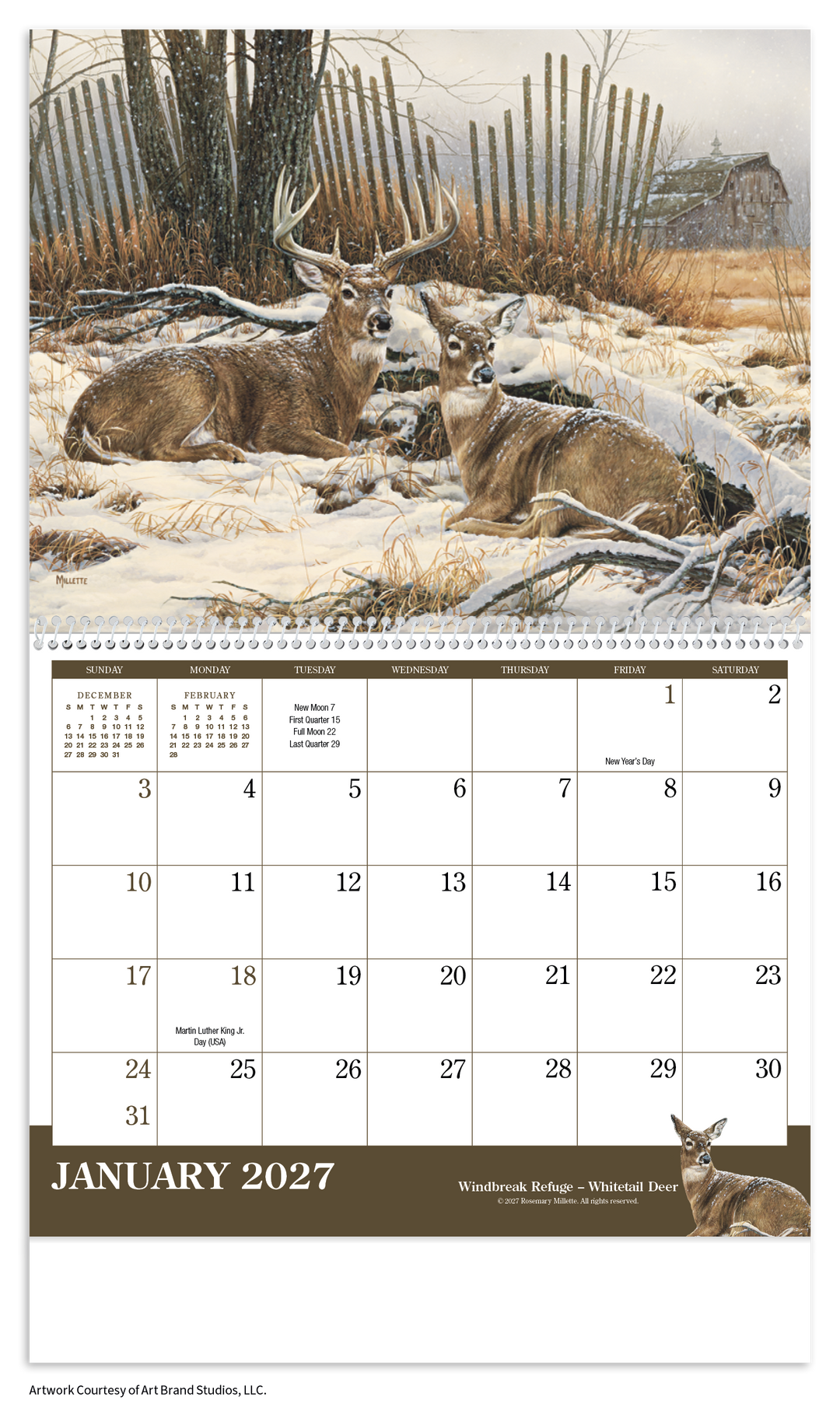 Triumph® Calendars Wildlife Art Calendar