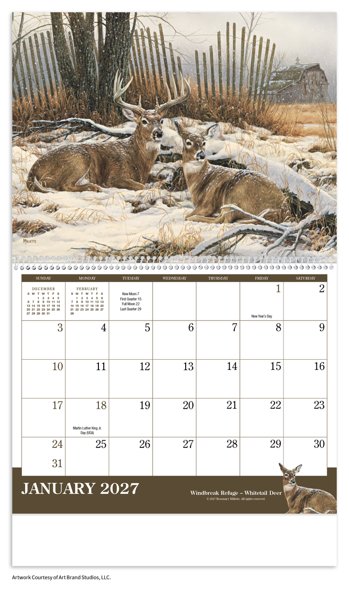 Triumph® Calendars Wildlife Art Calendar