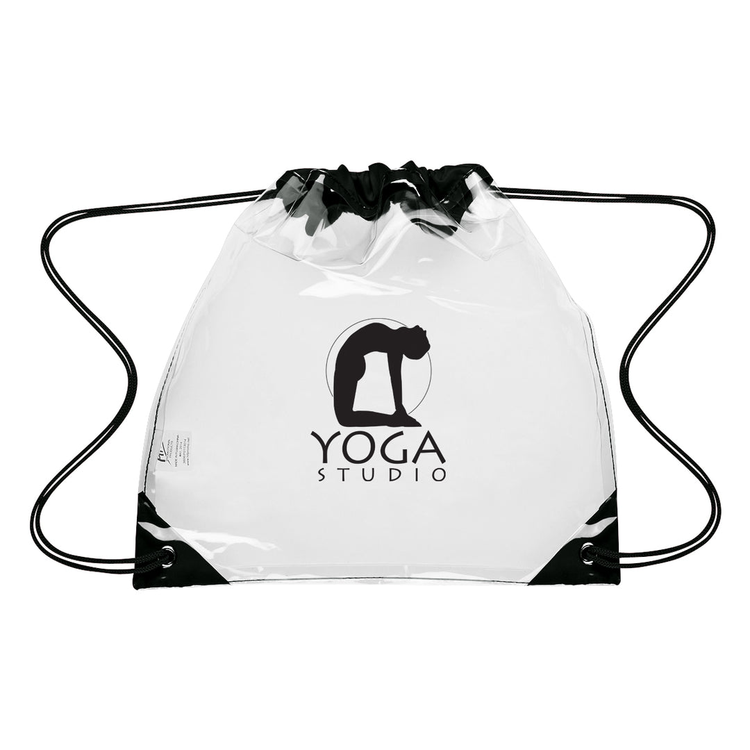 Touchdown Clear EVA Drawstring Backpack