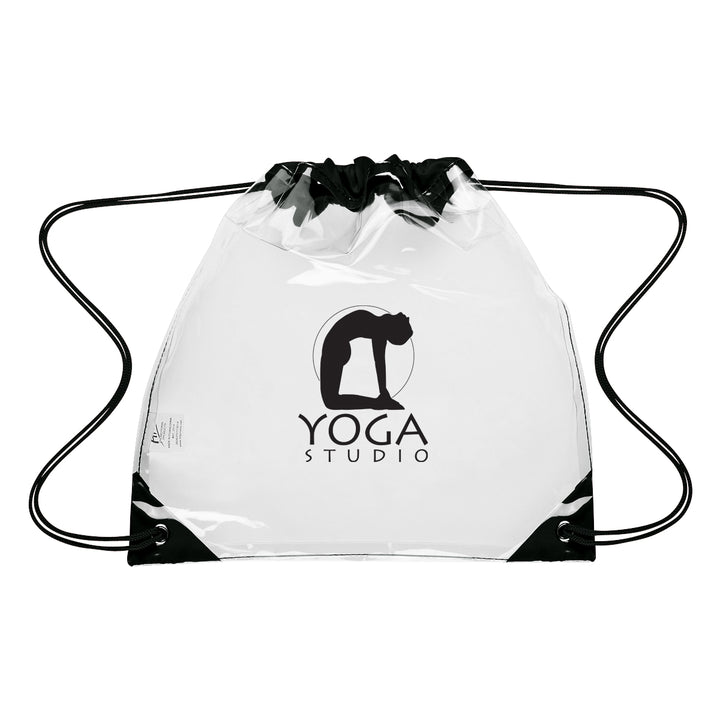 Touchdown Clear EVA Drawstring Backpack