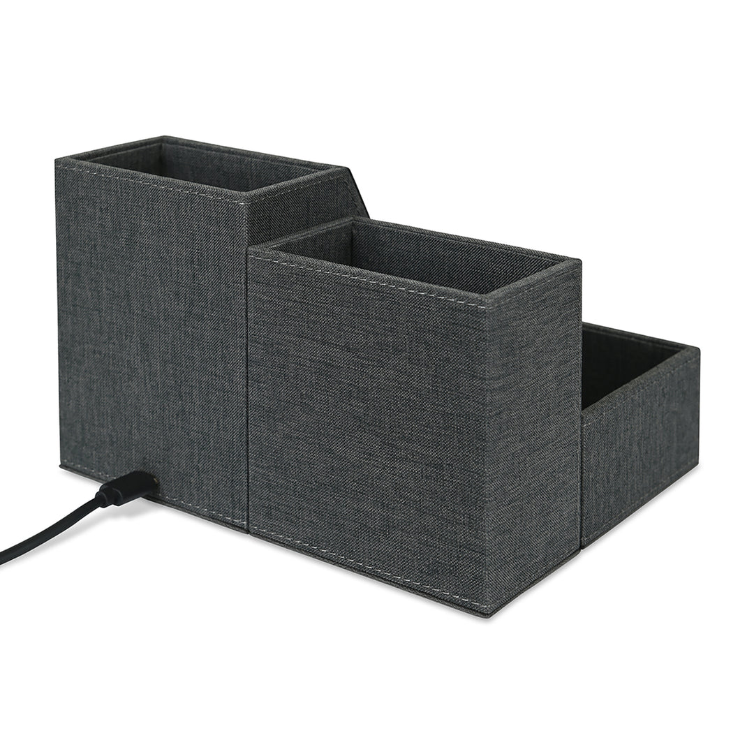 Eden Recycled rPET Wireless Charging Desk Organizer