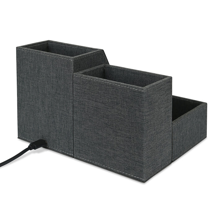 Eden Recycled rPET Wireless Charging Desk Organizer