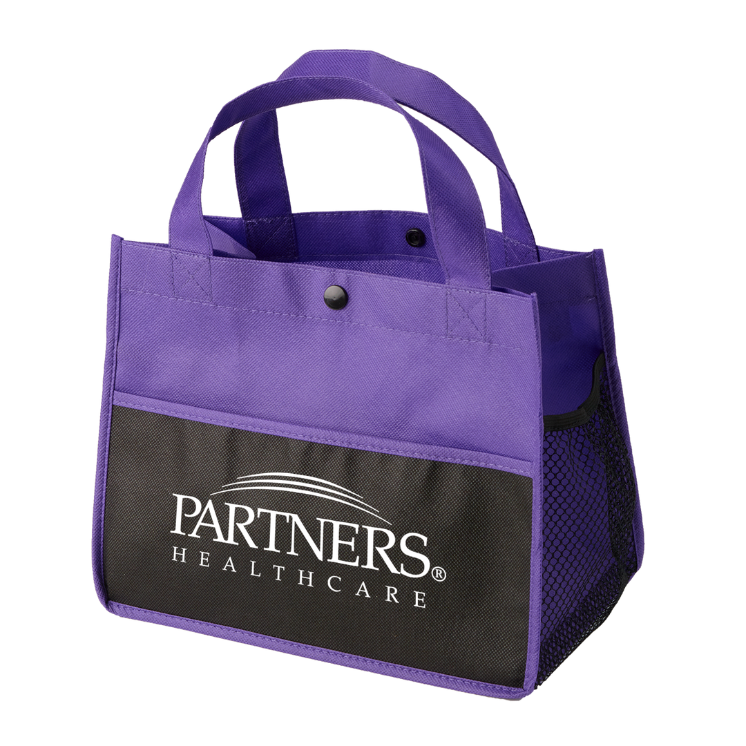 Mini Snap Non-Woven Lunch Tote Bag