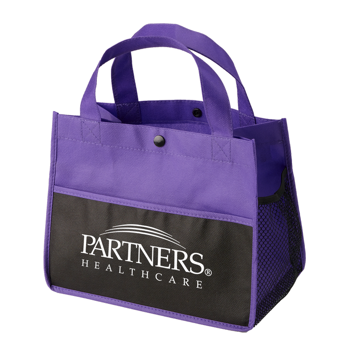 Mini Snap Non-Woven Lunch Tote Bag