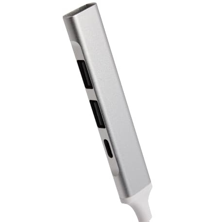 Aluminum 4-Port USB-A and C Hub