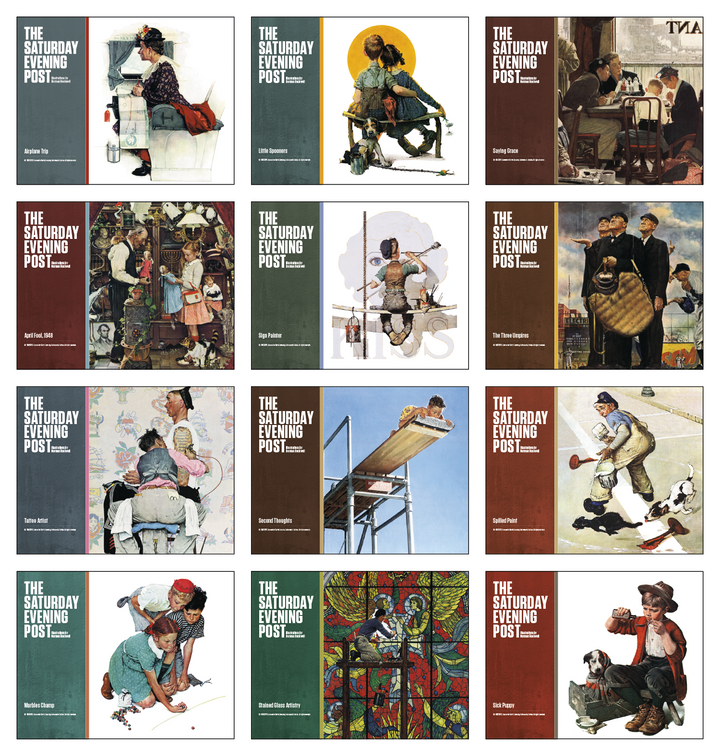 Good Value™  The Saturday Evening Post Illustrations by Norman Rockwell – Stapled Calendar